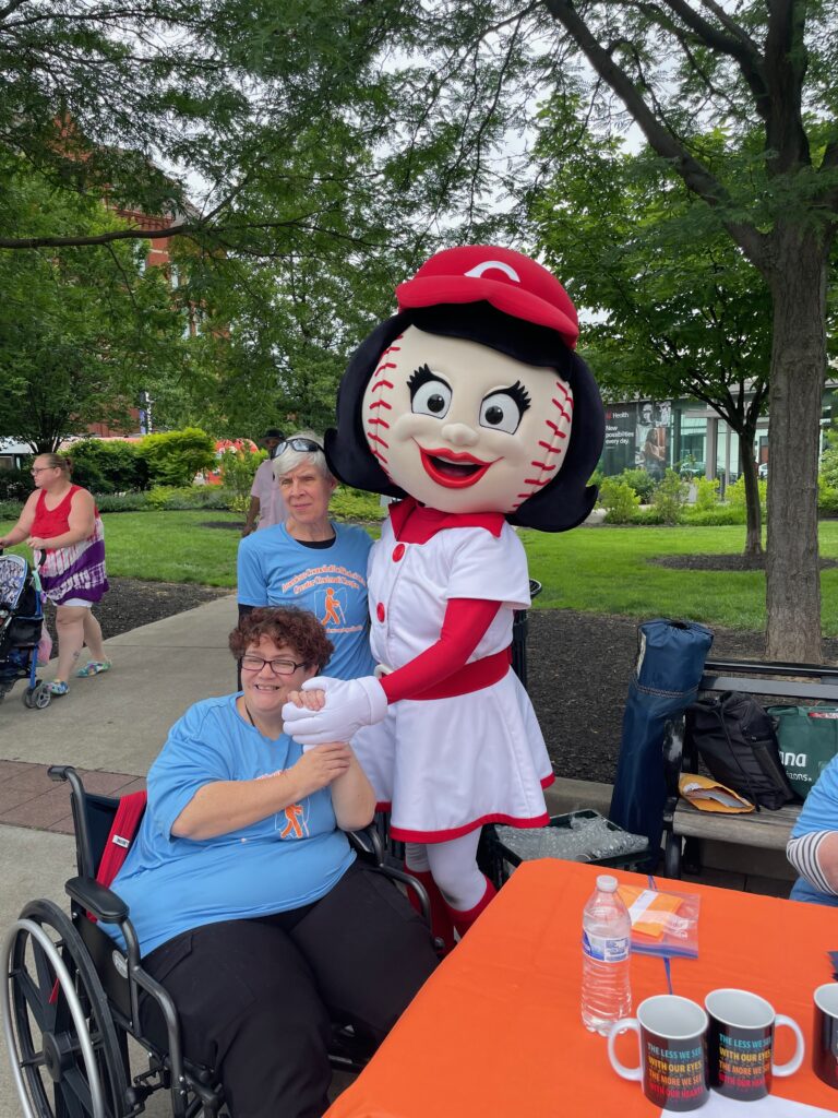 Fun Fest table with Rosie Red 2